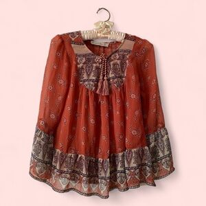 Abercrombie & Fitch Paisley Top